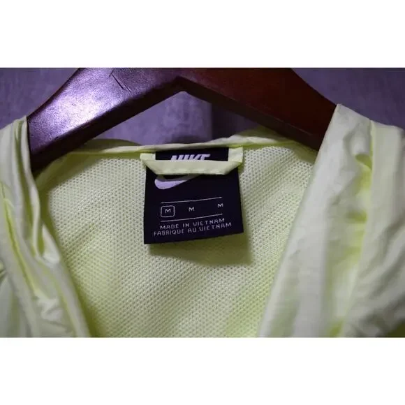 Nike Women’s Windrunner Full-Zip Hooded Jacket – Blue/Volt – Size M - Picture 3 of 4